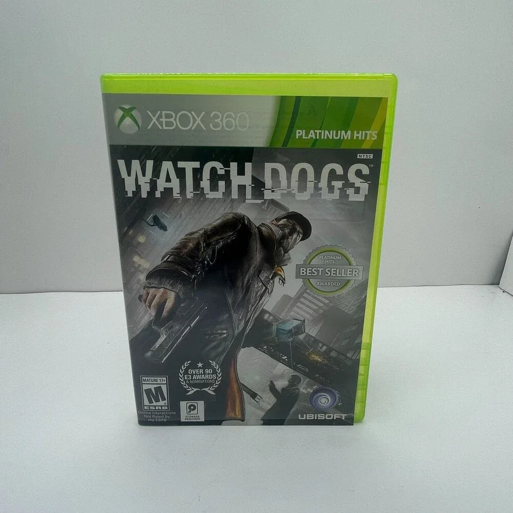 Watch Dogs Ubisoft Platinum Hits Open World Action (Xbox 360, 2014) No Manual